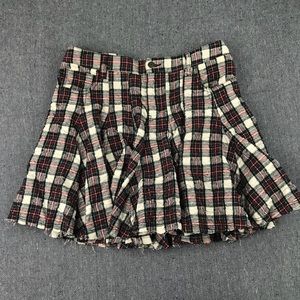 Alexander McQueen plaid mini skirt